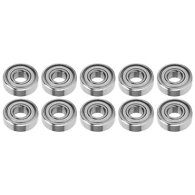 #ad 10Pcs Bearing High Speed Rolling Miniature Mechanical Parts Replacement 15x6x5mm $4.85