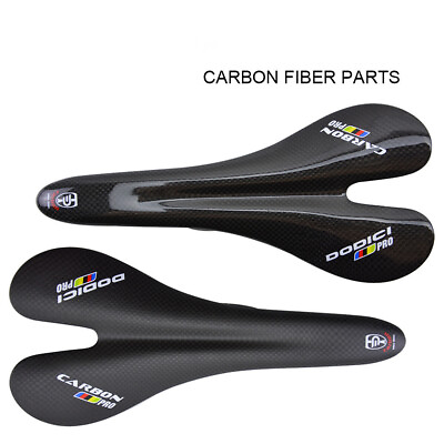 #ad #ad 3K Full Carbon Fiber Bicycle Seat Ultralight Mountain Road Bike Saddle Cushion $32.70