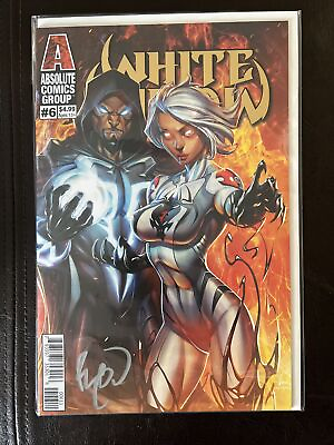#ad White Widow #6 Gold Foil Logo Cover Signed by Benny Powell w COA $2.99