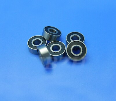 #ad 10pcs British system Rubber Sealed Ball Bearing R3 2RS 4.762 x 12.7 x 4.978mm $12.58