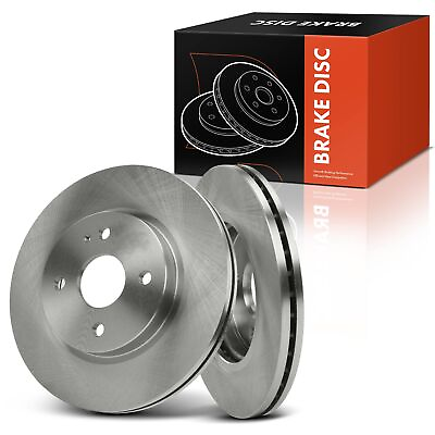 #ad 2pcs Front Left amp; Right Disc Brake Rotors for Mazda 2 2011 2014 L4 1.5L 258 mm $54.49