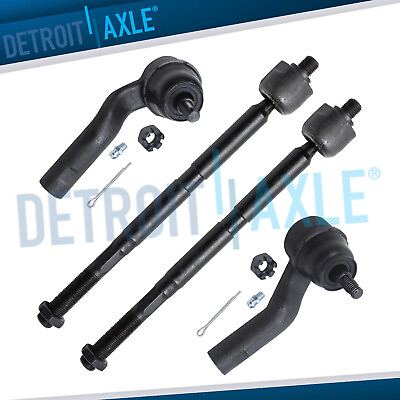 #ad Front Inner Outer Tie Rods Kit 2013 2014 2015 2016 2017 Ford C Max Focus Escape $42.67