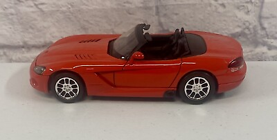 #ad *BRAND NEW* 1:24 Welly Diecast Car Dodge Viper Bright Red $24.95