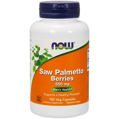 #ad #ad NOW Foods Saw Palmetto Berries 550 mg 100 Veg Capsules $10.59