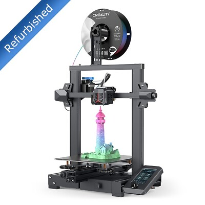 #ad 【Refurbished】Creality Ender 3 V2 Neo 3D Printer w CR Touch Leveling Kit Extruder $129.99
