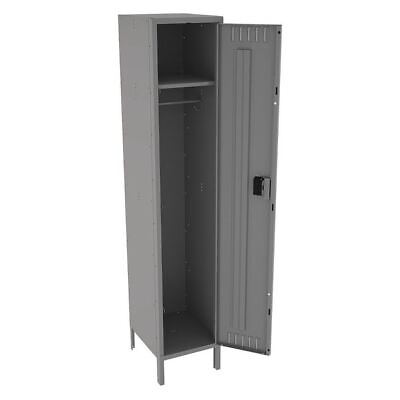 #ad Tennsco Stk 151872 1 Gray Wardrobe Locker 15 In W 18 In D 78 In H 1 Tier $341.99