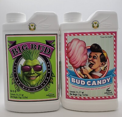 #ad Advanced Nutrients BUNDLE Big Bud Bud Candy LITER $57.99