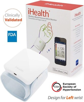 #ad iHealth wireless wrist blood pressure monitor $25.00