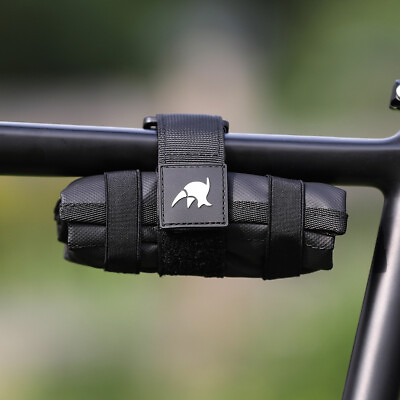 #ad Rhinowalk Bicycle Tool Bag Front Top Tube Frame Bag Saddle Bag Accessories Black $16.62