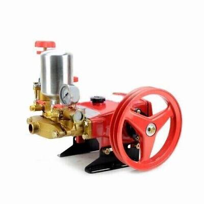 #ad New High Pressure Triplex Cylinders Plunger Pump Agricultural Motor Sprayer Pump $129.99