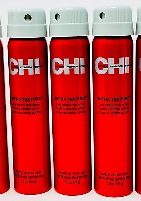 #ad 3 pack Cationic Hydration CHI Infra Textur Dual Action HairSpray 2.5oz 3 pack $18.87