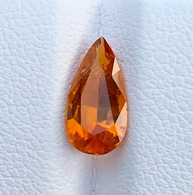 #ad World Rarest 1.70 cts Natural Clinohumite light orange color pear cut from @pak $145.00