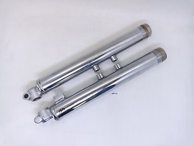#ad Pair Yamaha RS 100 LS2 LS3 HS2 HX90 Bottom Front Fork Outer Tube NOS Japan $150.00