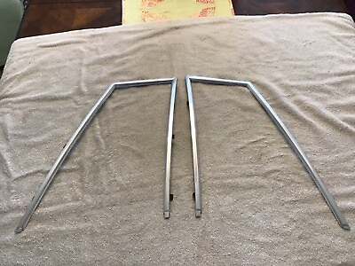 #ad 1979 86 Mustang Foxbody Coupe 1 4 Window Trim Moldings $250.00