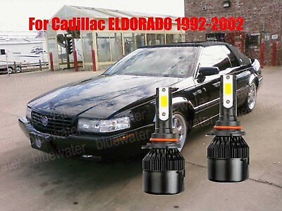 #ad LED For Cadillac ELDORADO 1992 2002 Headlight Kit 9006 HB4 CREE Bulbs Low Beam $25.05