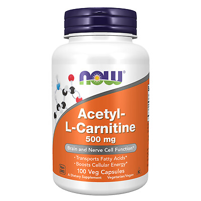 #ad #ad NOW FOODS Acetyl L Carnitine 500 mg 100 Veg Capsules $16.69