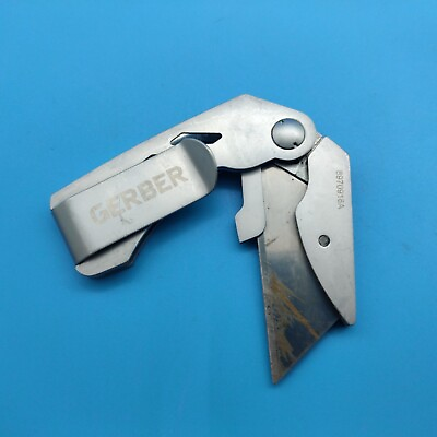 Used Gerber knife Mini Covert 8970319A box cutter BELT CLIP g $15.29