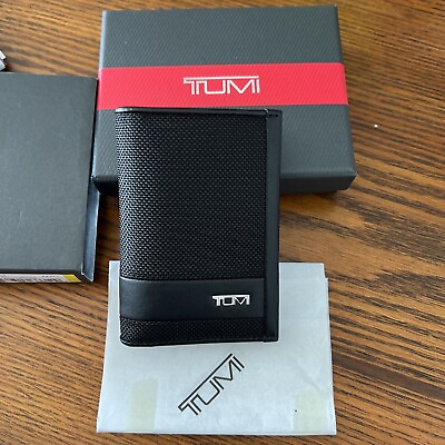 #ad Tumi Alpha SLG Multi Window Card Case Wallet Black New with Tags amp; Gift Box $76.49