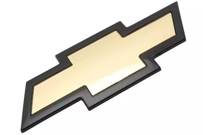 #ad NEW Front Grille Bowtie Emblem Gold Black Trim 03 23 Chevrolet Express 22744069 $62.99