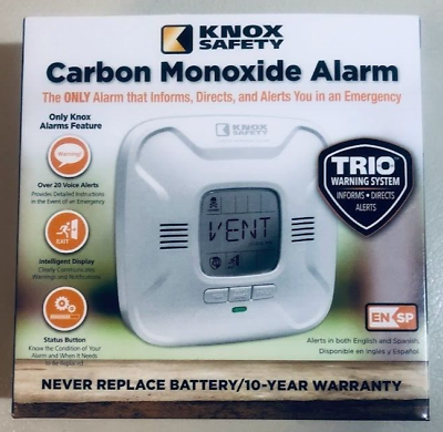 New Knox Safety Carbon Monoxide Detector Model 7000 $22.00