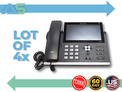 #ad 4 Lot Yealink SIP T48G Ultra Elegant Gigabit Touchscreen VoIP Business Phone $245.00