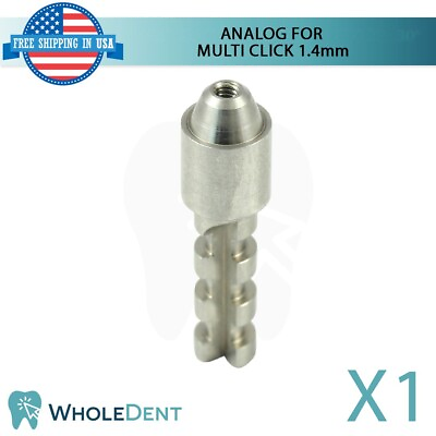 #ad 1X Analog For Multi Unit 1.4mm System Lab Prosthetics Dental Abutment Replica $15.00