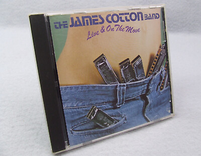 #ad The James Cotton Blues Band Live and on the Move CD One Way Records $9.99