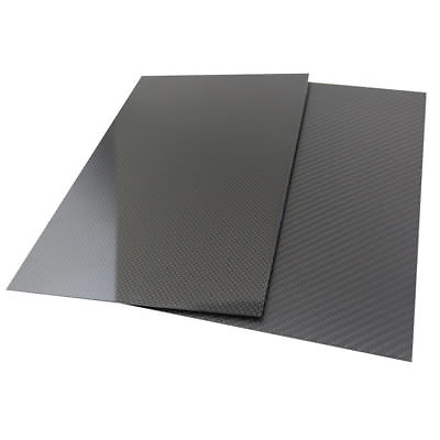 #ad #ad 1Pc 400x500mm 3K Carbon Fiber Plate Panel Sheet 0.2 6mm Thickness Glossy Surface $118.99