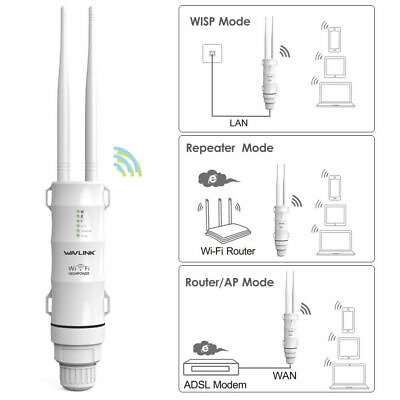 #ad Wavlink AC600 WIFI Repeater Extender Booster High Power Outdoor AP 2.4G5G $39.88