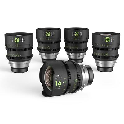 #ad NiSi ATHENA PRIME Cine 5 Lens Kit for PL Mount #NIC ATH KIT PL $5218.20