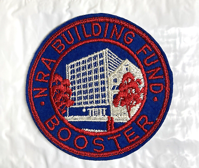 #ad #ad NRA Building Fund Booster Patch Felt 4quot; Round Patch Unused $8.95