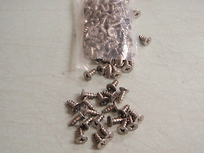 #ad SCREWS FLAT HEAD #10 X 1 1 2quot; STAINLESS SELF TAPPING 100 PAC 00723 HARDWARE BOAT $34.95