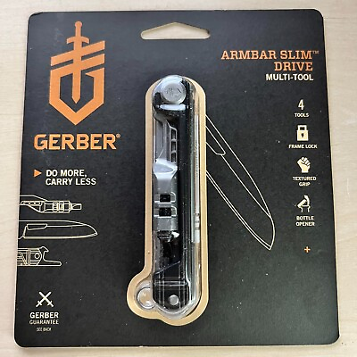 Gerber Gear Armbar Slim Drive Multi Tool in Onyx $40 8970322A $25.97