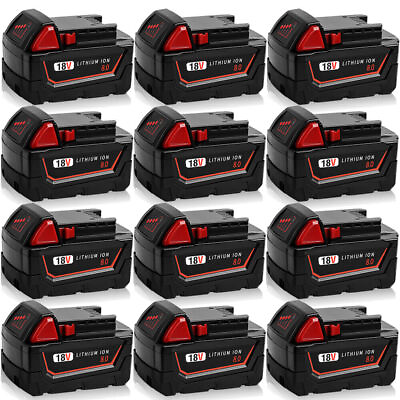 #ad 1 9x For Milwaukee for M18 Lithium 8.0 Extended Capacity Battery 48 11 1880 8Ah $107.98