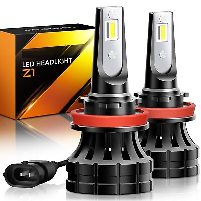#ad 2X AUXITO H11 H9 H8 Car LED Headlight HID Kit 6000K High or Low Beam Bulbs Lamps $23.69