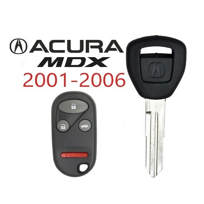 #ad New ACURA MDX 2001 2006 HD106 Chip Key Remote E4EG8D 444H A USA Seller A $25.00