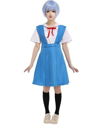 #ad Coskidz School Uniform Cosplay Costume Senior High Blue Small $28.98