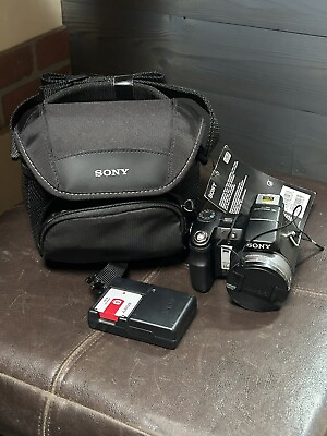#ad Sony Cyber shot DSC H7 8.1MP 15x Zoom Digital Camera w Case amp; Remote $69.00