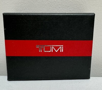 #ad #ad Tumi Delta Slim Single Billfold Wallet Black Leather $125.00