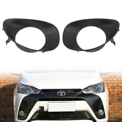 #ad 2x Driving Bumper Fog Light Grill Cover for Toyota Yaris 06 11 Hatchback 2DR 3DR $12.99