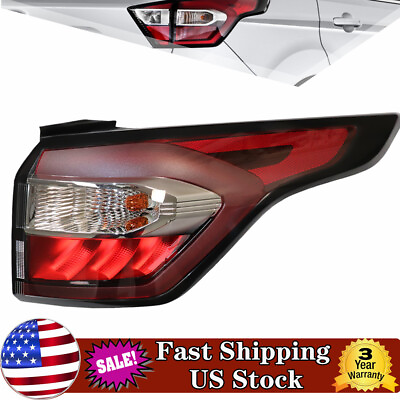 #ad Fits 2017 2018 2019 Ford Escape Right Outer Side Tail Light Brake Lamp with Bulb $86.45