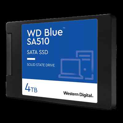 #ad Western Digital 4TB WD Blue SA510 SATA Internal SSD 2.5” 7mm Cased WDS400T3B0A $259.99