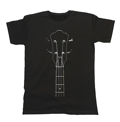 #ad Mens ORGANIC Cotton T Shirt BASS GUITAR HEAD Music Instrument Musician Bassist GBP 8.95