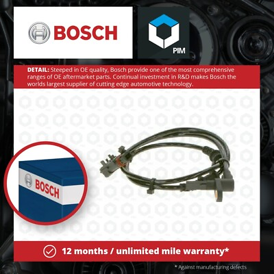 #ad ABS Sensor fits MERCEDES VITO W639 3.2 Front 03 to 10 M112.951 Wheel Speed Bosch GBP 29.27