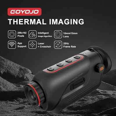 #ad 10mm 256x192 Thermal Imager Night Vision Scope Imaging Monocular Infrared Camera $376.19