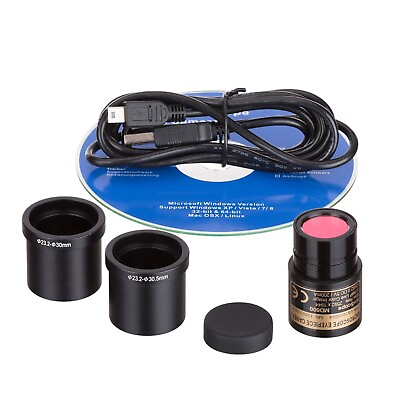 #ad Amscope 5MP USB 2.0 Color CMOS Digital Eyepiece Microscope Camera $109.99