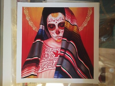 #ad Sylvia Ji Madre 2012 Giclee Official Day of the Dead Art print $375.00