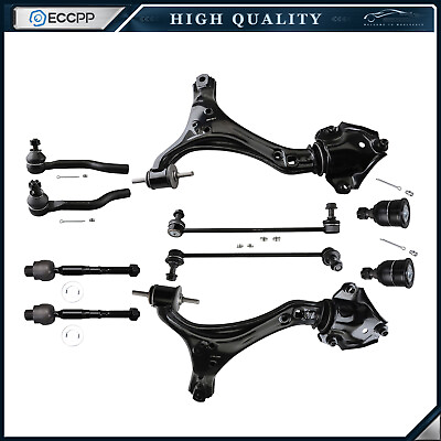 #ad Front Lower Control Arm Ball Joints Tie Rod Sway Bar For 2013 2017 Honda Accord $130.51