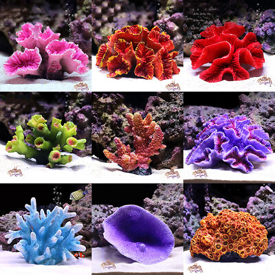 #ad Artificial Resin Coral Reef Aquarium Ornament Landscaping Fish Tank Decor Home $21.30