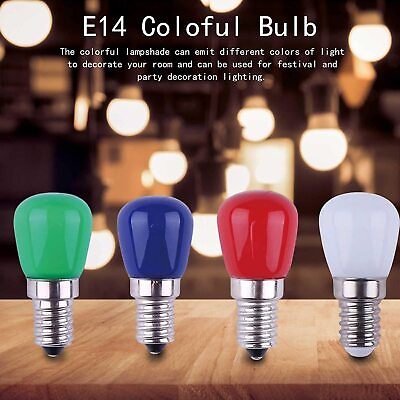 #ad 2pcs Mini Light Bulbs Replacement 220V Bright Colors3W LED Light Bulb E14 Base $9.09